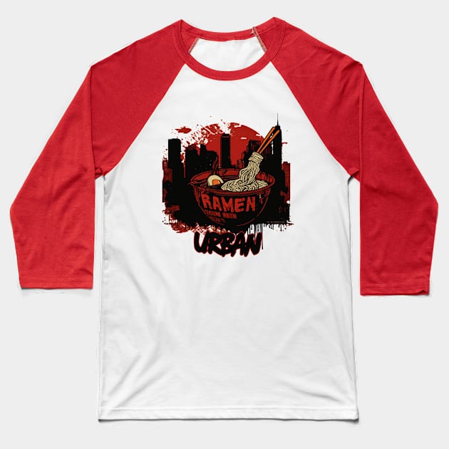 Ramen urban style Baseball T-Shirt by mcashe_art